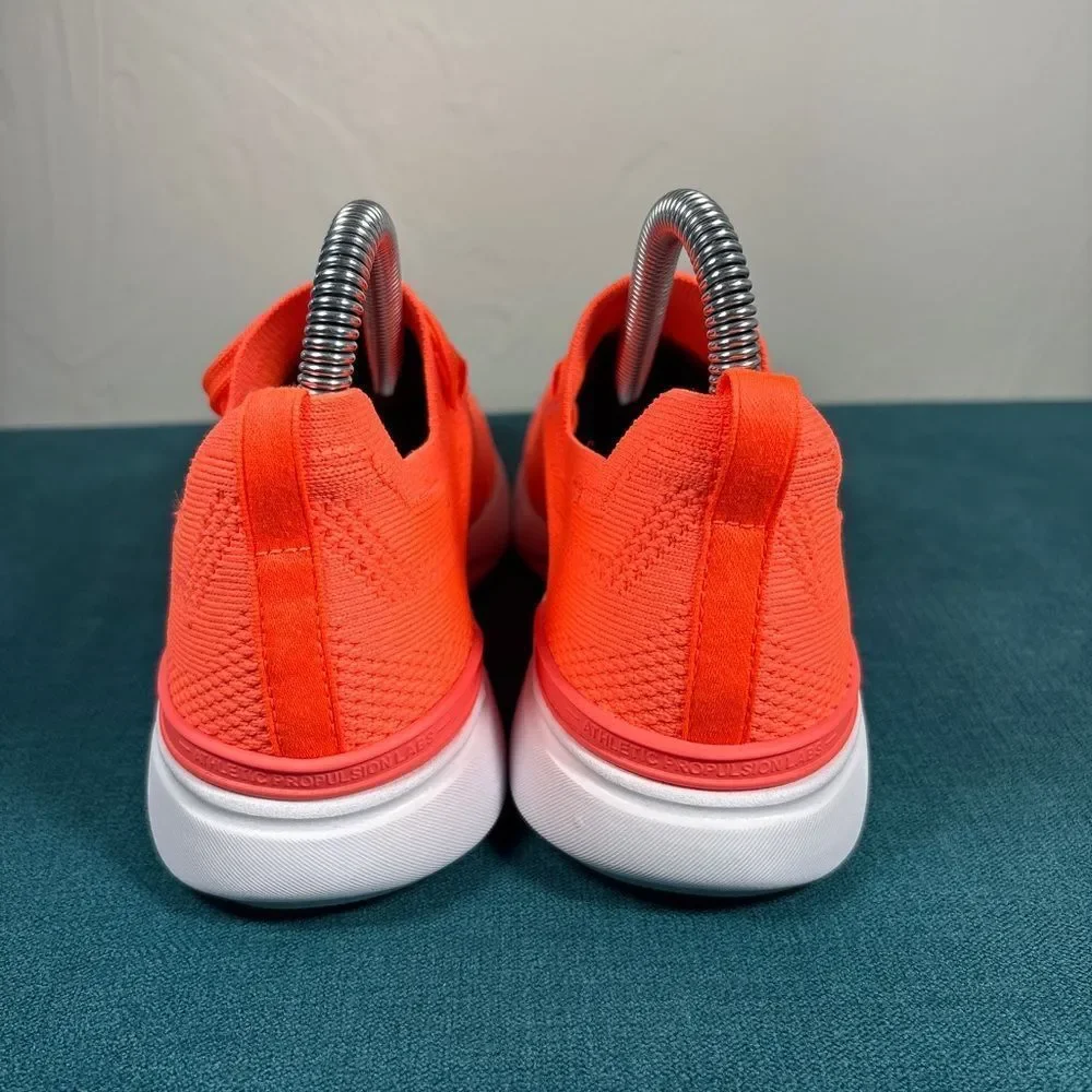 APL TechLoom Breeze W Neon Orange Knit Running Shoes Women’s 6.5 NWOT